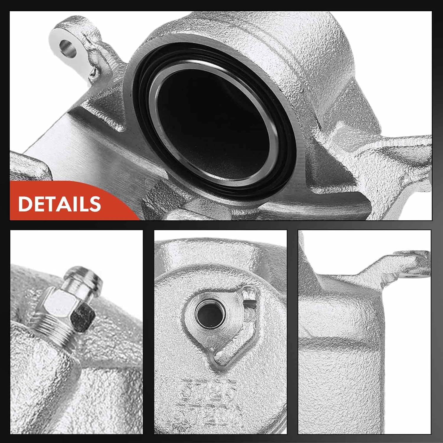 A-Premium Disc Brake Caliper Assembly Without Bracket Compatible with Select Honda Models - CR-V 2002-2004, Element 2003-2011, L4 2.4L - Front Left Driver Side