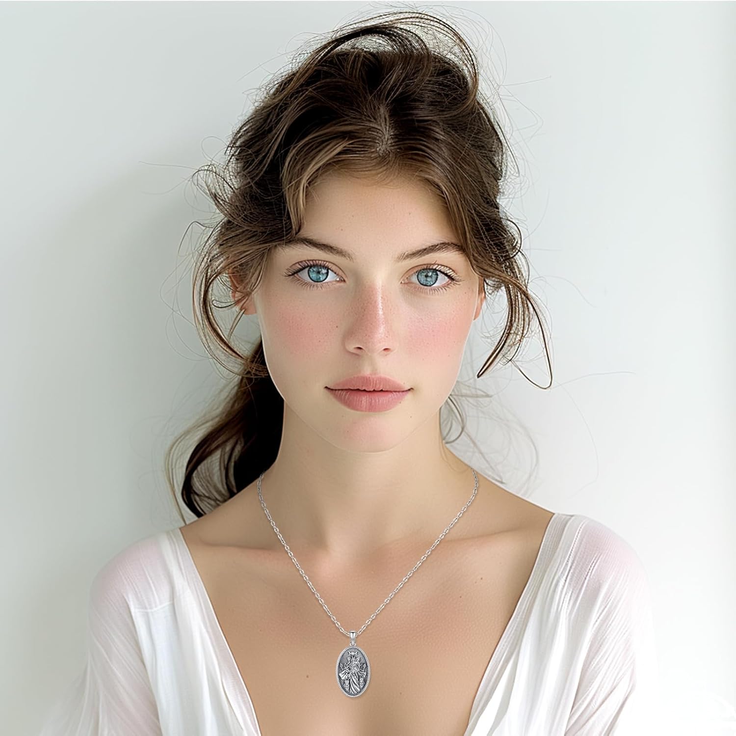 Hecate Necklace 925 Sterling Silver Goddess of Witches of Magic Hekate Pendant Necklace Ancient Greek Mythology Night of Hekate Moon Amulet Jewelry for Women Men - Image 8