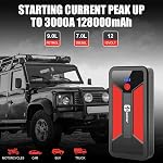 ET02 Car Battery Jump Starter 3000A Peak, 12V Lithium Portable Jumper Starter for up to 9.0L Gas and 7.0L Diesel Engines, 12V Battery Jump Starter with Jumper Cable (ET02-3000A)