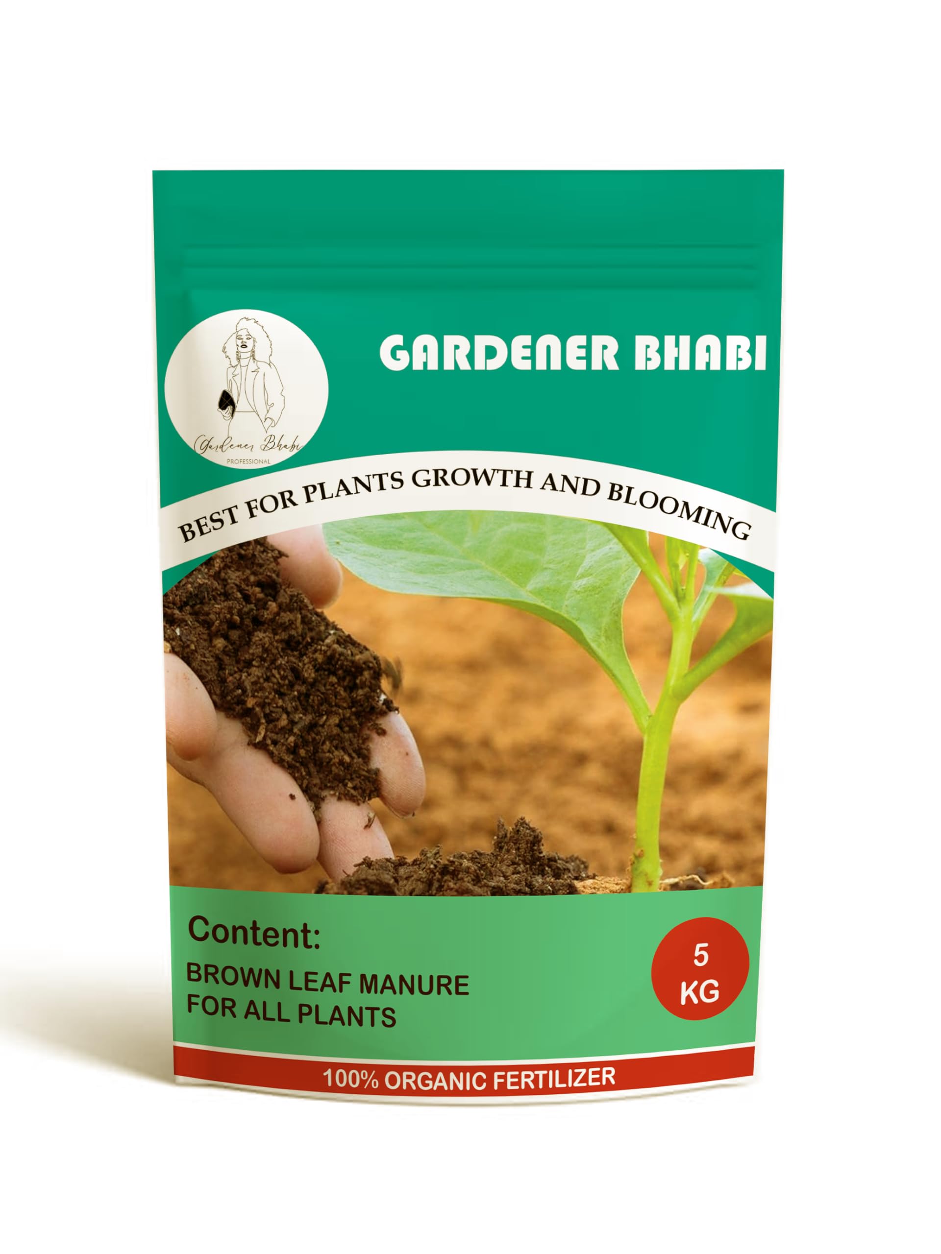 Gardener Bhabi Brown Leaf Organic Manure For Plants - Pack 5kg (B0CJJBVYG2) Amazon Price History, Amazon Price Tracker
