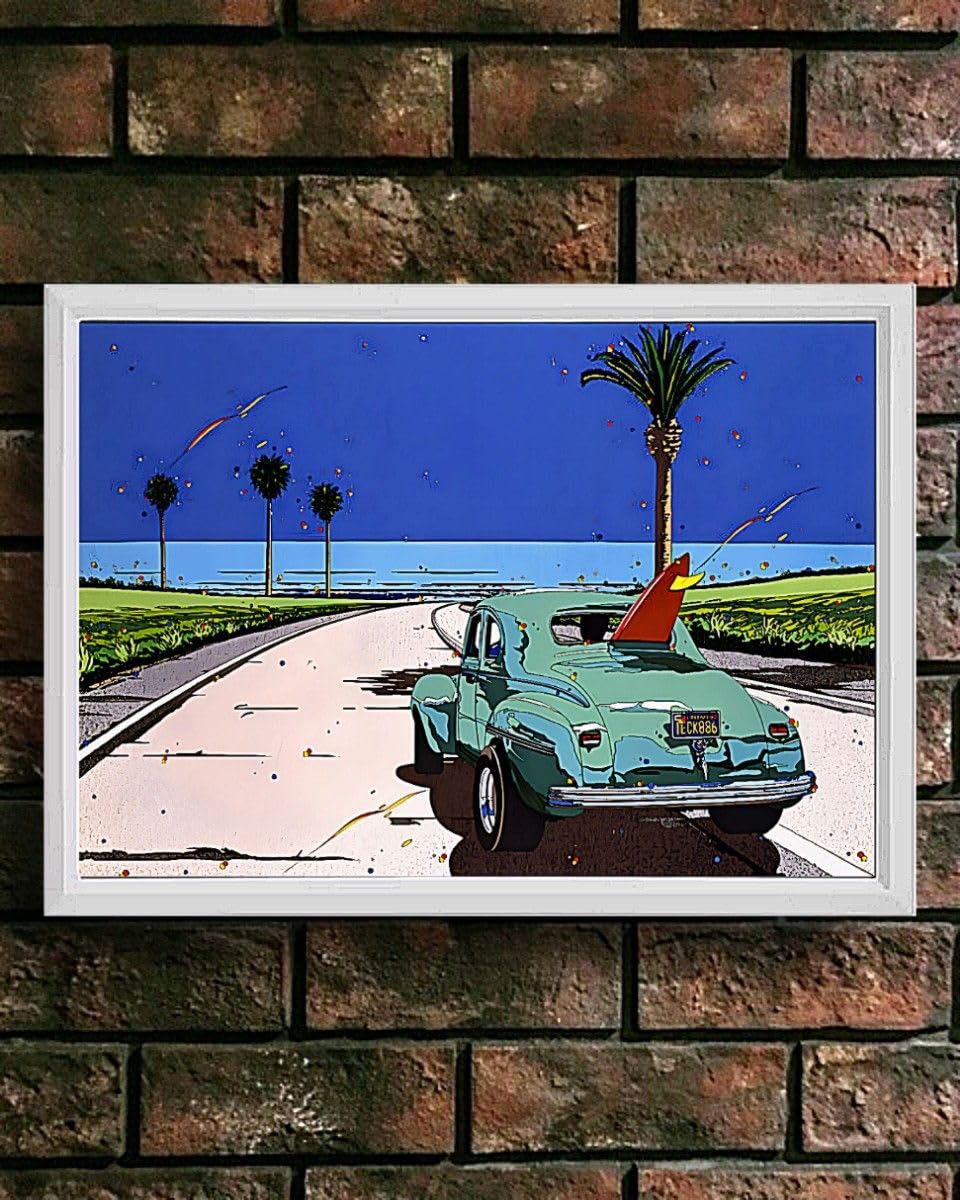 鈴木英人 / TOP BOY【A4サイズ写真ポスターフレーム付き4点セット】