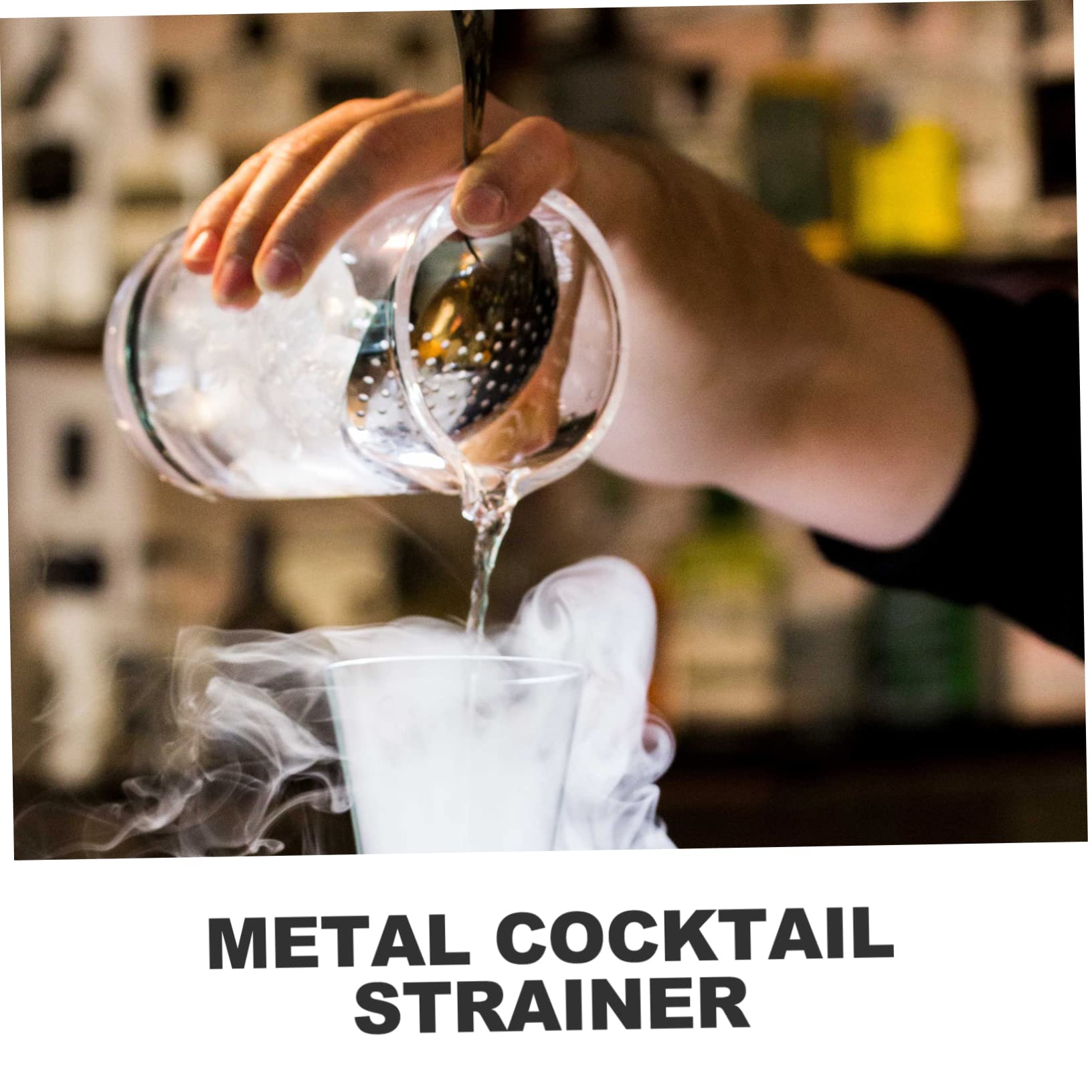 TOPBATHY 3piezas Colador De Cócteles De Inoxidable Para Filtrar Herramienta De Bartending Para Cócteles y Bebidas Diseño Ergonómico Práctico
