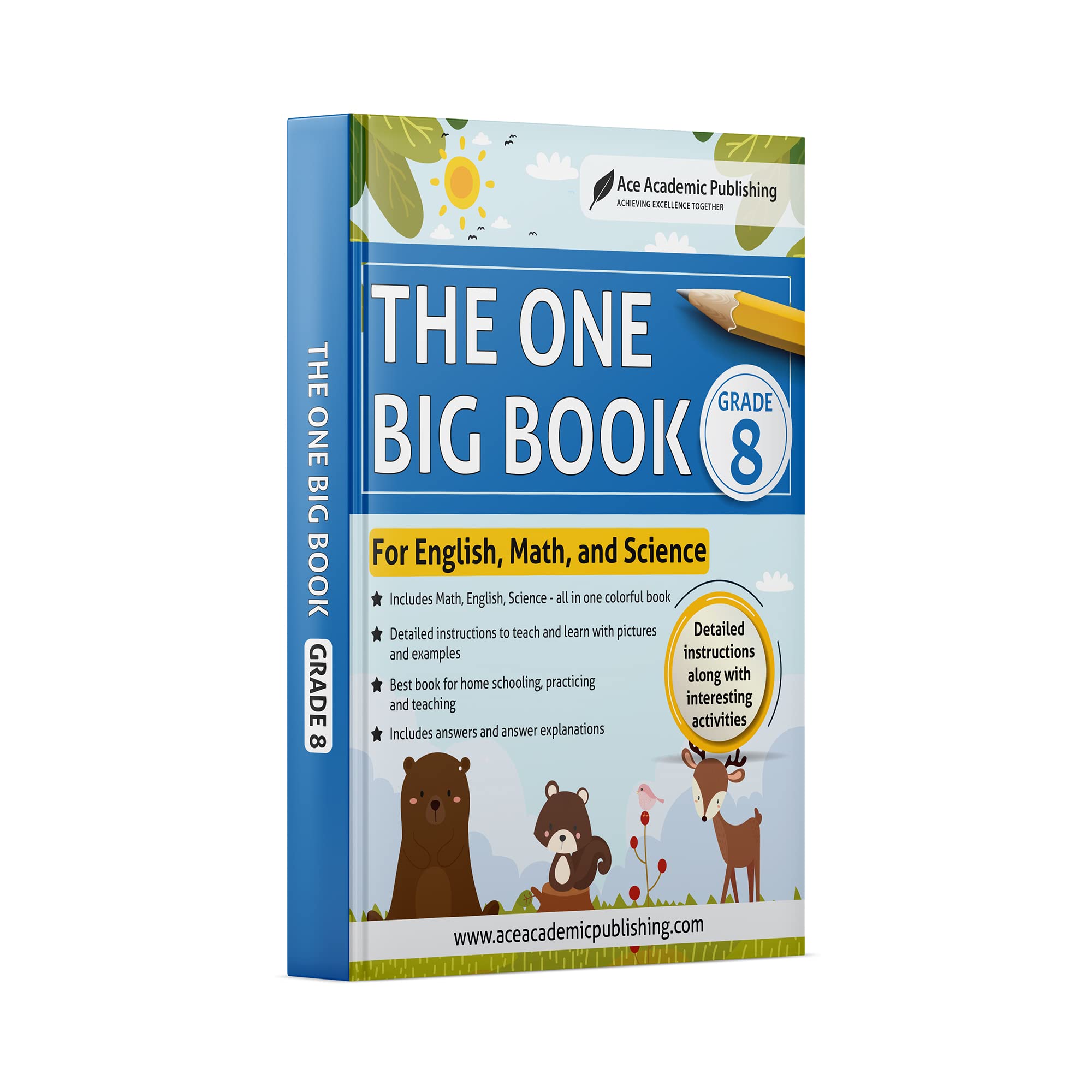 The One Big Book - Grade 8: For English, Math and Science