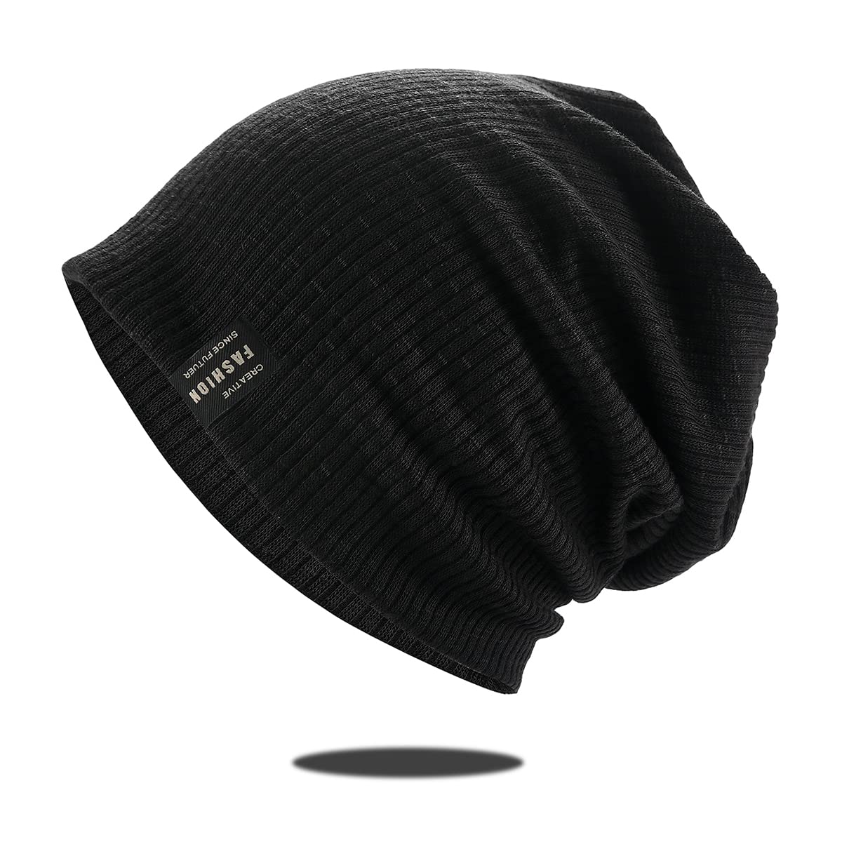 SD SHADOW DOMAIN Trendy Stylish Beanie of Quality Knit Fabric Breathability Elasticity Skull Cap Hat