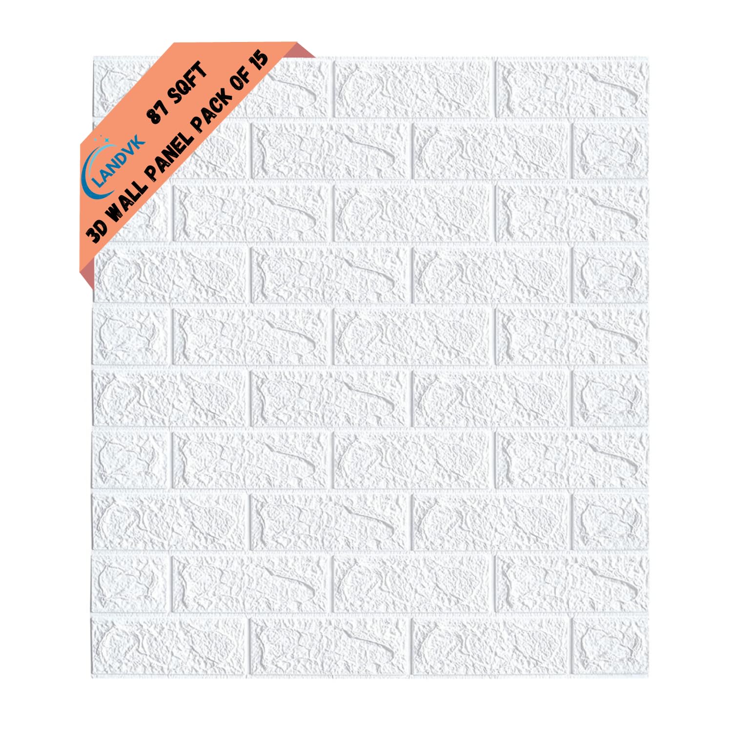See full amazon price history chart for LandVK 3D Wall Paper for Wall Decor, Brick Design Wall Stickers, White, 70cm x 77cm, Pack of 15 LandVK 3D Wall Paper for Wall Decor, Brick Design Wall Stickers, White, 70cm x 77cm, Pack of 15 (B0CMXXHWJT) Amazon Price History, Amazon Price Tracker