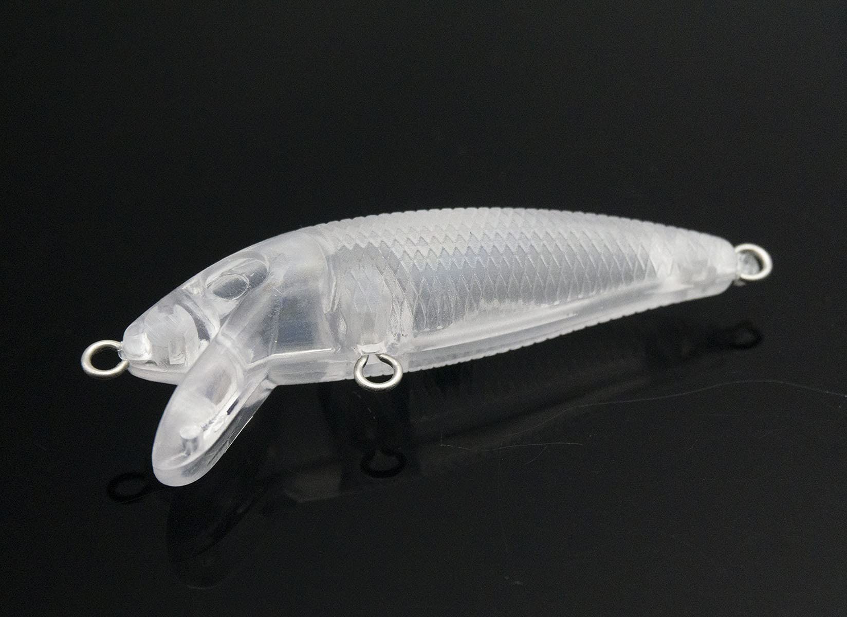 10 Unpainted Lure Blanks For DIY Fishing | 3.74g 5.7cm Crankbait With Rattle | Trout Salmon Bass