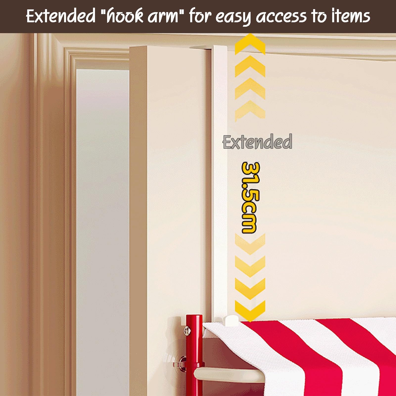 Mensole Organizer per la Porta della dispensa, Ideali per Camera da Letto e Bagno | Organizer da Appendere Dietro la Porta con Tasche e Ganci per riporre Oggetti sopra la Porta.