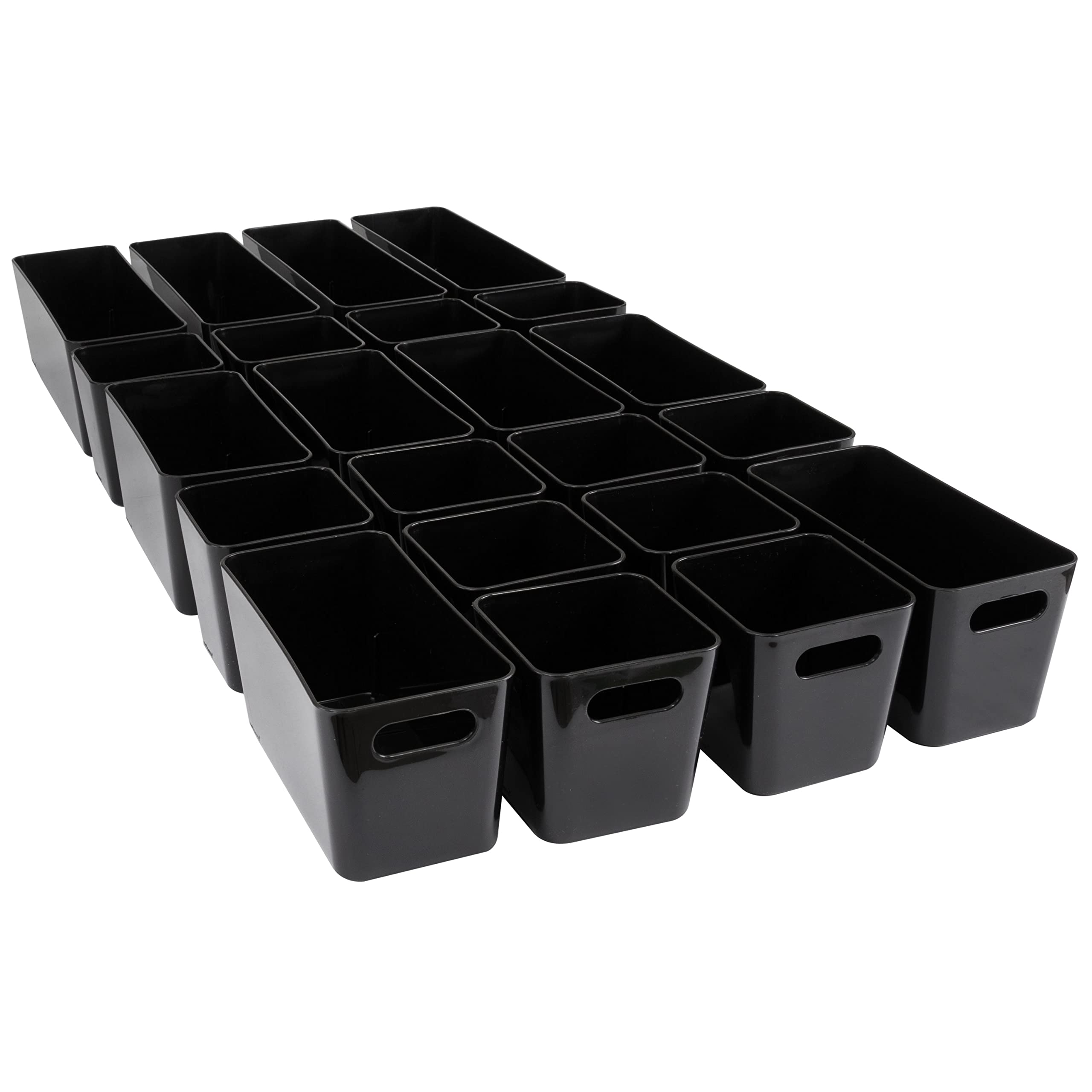 22 organisateurs 10cm 3 tailles Noir Insert tiroir tiroirs jusqu'à 90x40cm