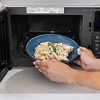 Vista 51 de Grow Forward Tazones de paja de trigo prémium para pasta, 30 onzas, irrompibles, anchos y poco profundos, juego de 6 cuencos de plástico