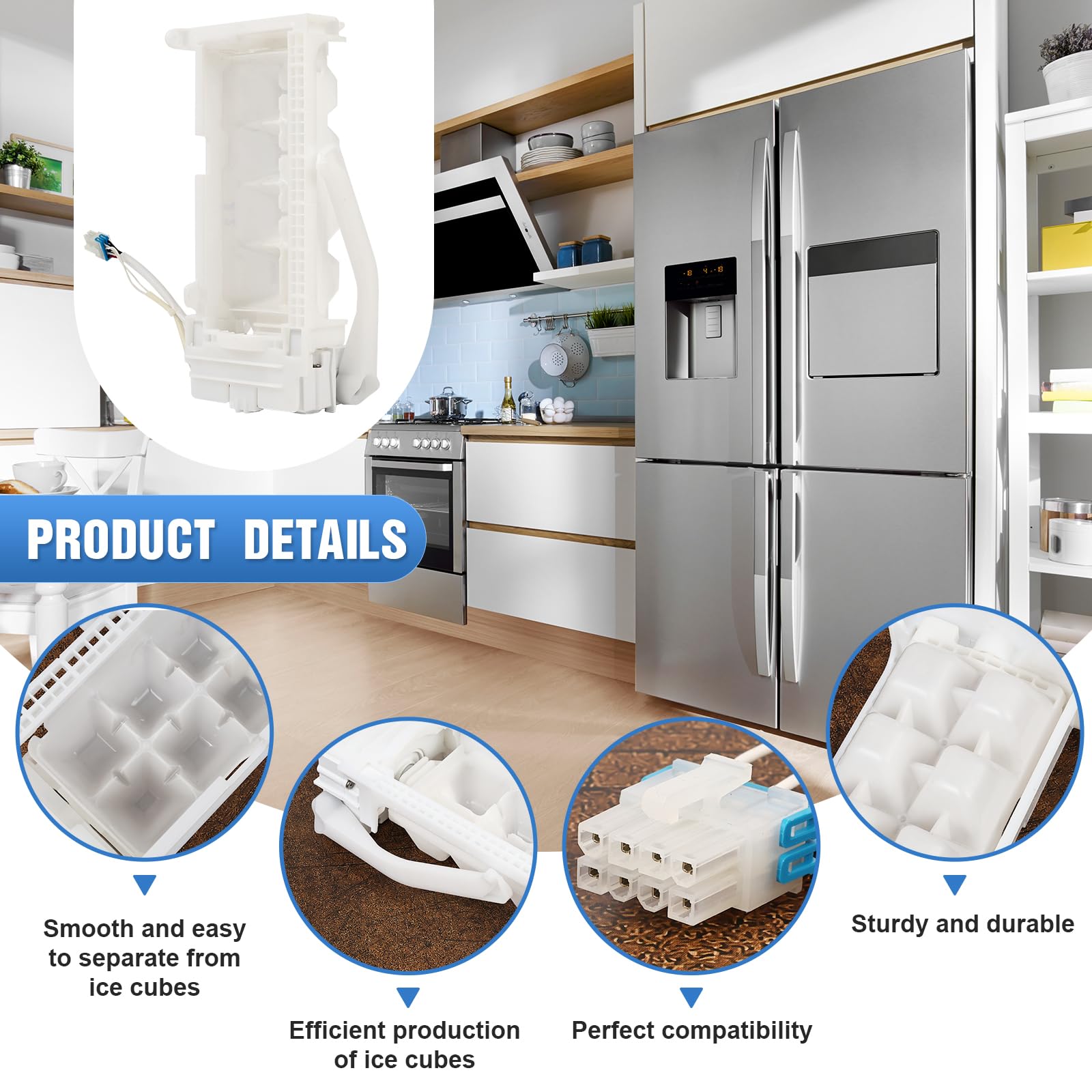 DA97-19010A Ice Maker Assembly Compatible with Samsung