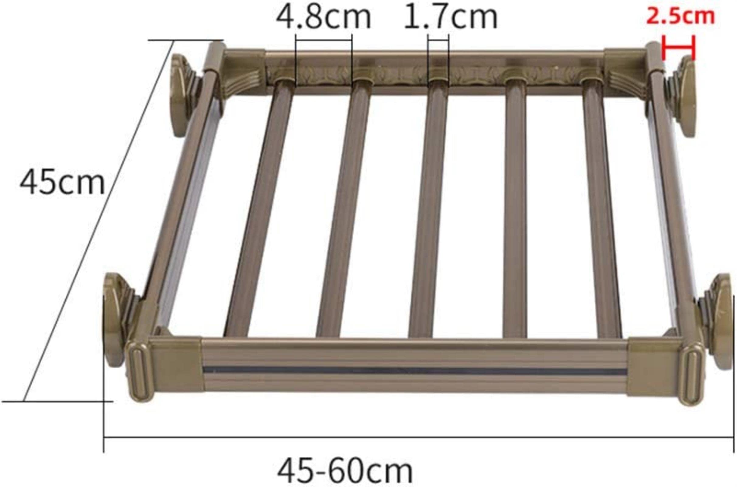 Extraíble Pantalonero para Armario Colgador de Pantalones Aadjustable Cajón para Pantalones Soporte para Corbatas Barra Extensible Ahorra Espacio Accesorios de nización.