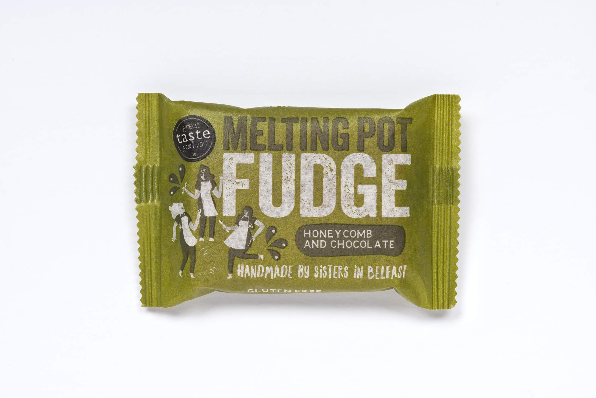 Melting Pot Fudge - Honeycomb & Chocolate Fudge 90g