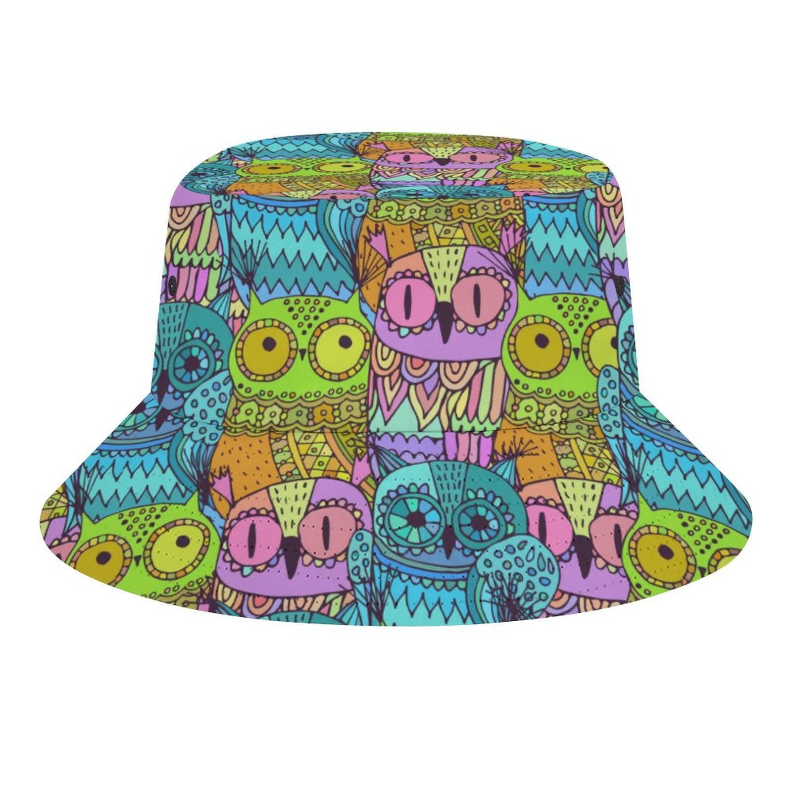FJQWKLF Rockets Bucket Hat for Men Women, Funny Summer Beach Fishing Hat, Packable Outdoor Sun Fisherman Hat