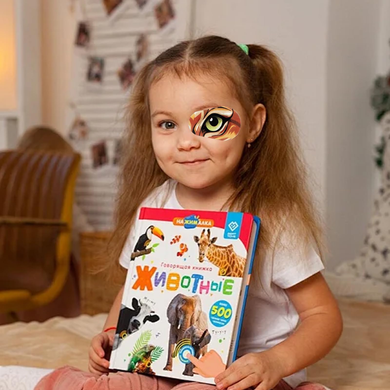 12 Pezzi Bende Oculari per Bambini, Cartone Animato Benda Occhio Pigro Bambini, Usa e Getta Traspiranti Non Tessuto Benda Oculare per bambini, per Occhio Pigro Ambliopia