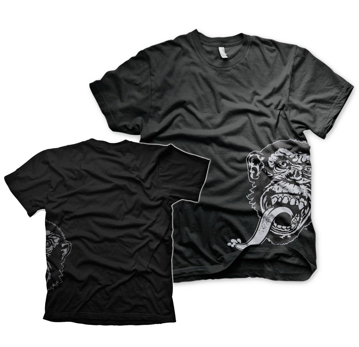 Fast N' Loud Men's Black Officially Licensed Gas Monkey Garage Sidekick T-Shirt (Black), Medium