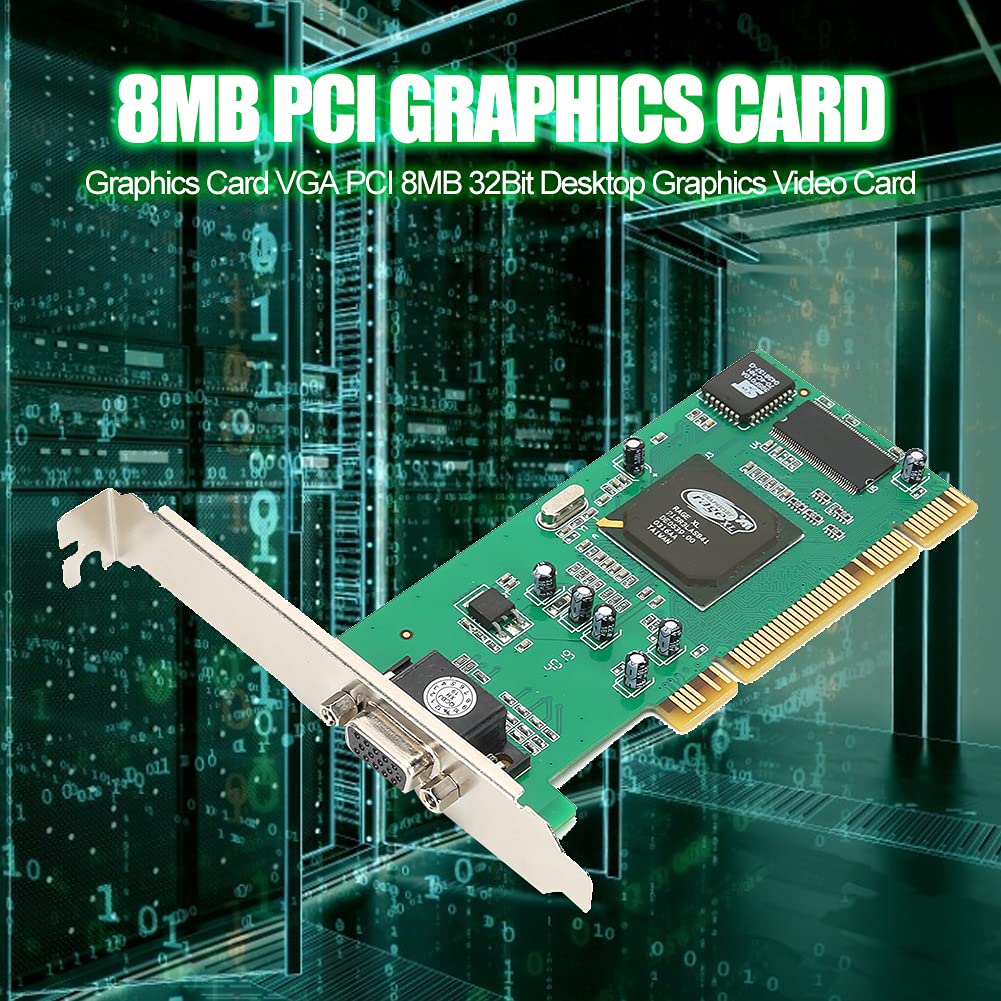 Amazon | PCIグラフィックスカード 8MB VGA 32ビットサーバー SDRAM 2