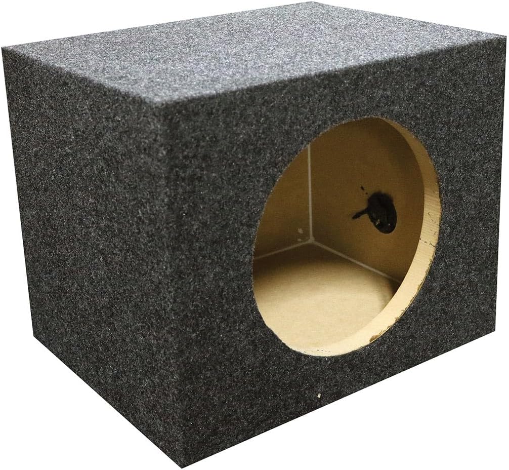 Qpower QSMPSQ12E Empty WOOFER Box 12" Square QPOWER