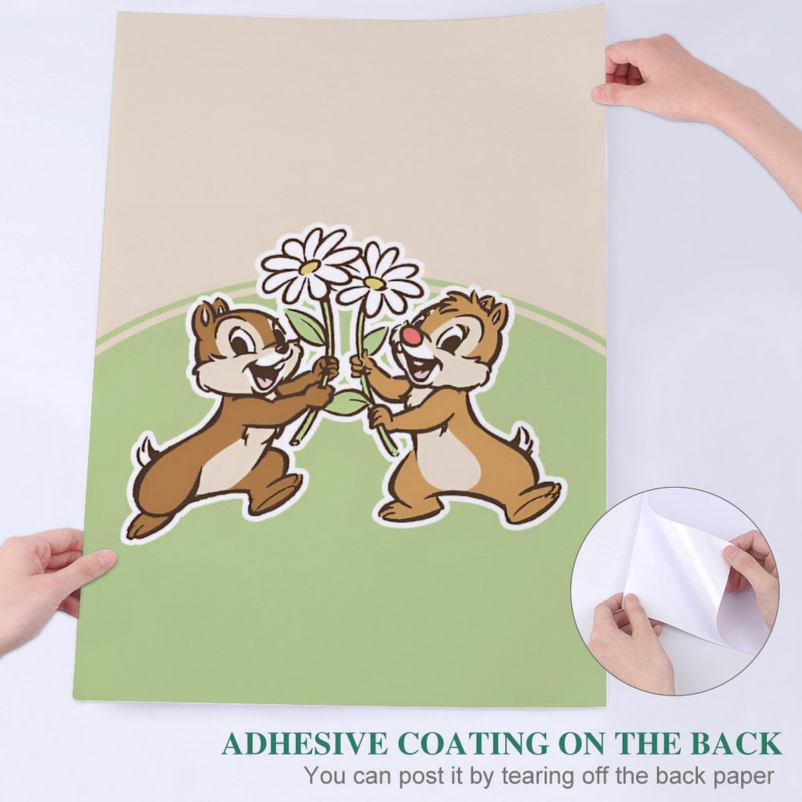 Amazon.co.jp: チップとデール ポスター 絵画 インテリア 壁紙用 壁紙