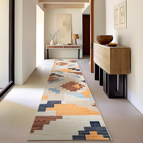 Miniatura 656 de Phantoscope Vintage Collection - Alfombra de área de 8 x 10 pies, alfombra grande para sala de estar, lavable, bohemio, antideslizante