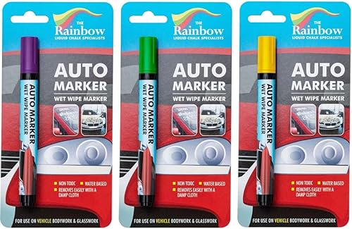 Rotuladores de auto para escritores automáticos, ventanas, vidrio, neumáticos, todas las superficies, cualquier motocicleta, camión o bicicleta,