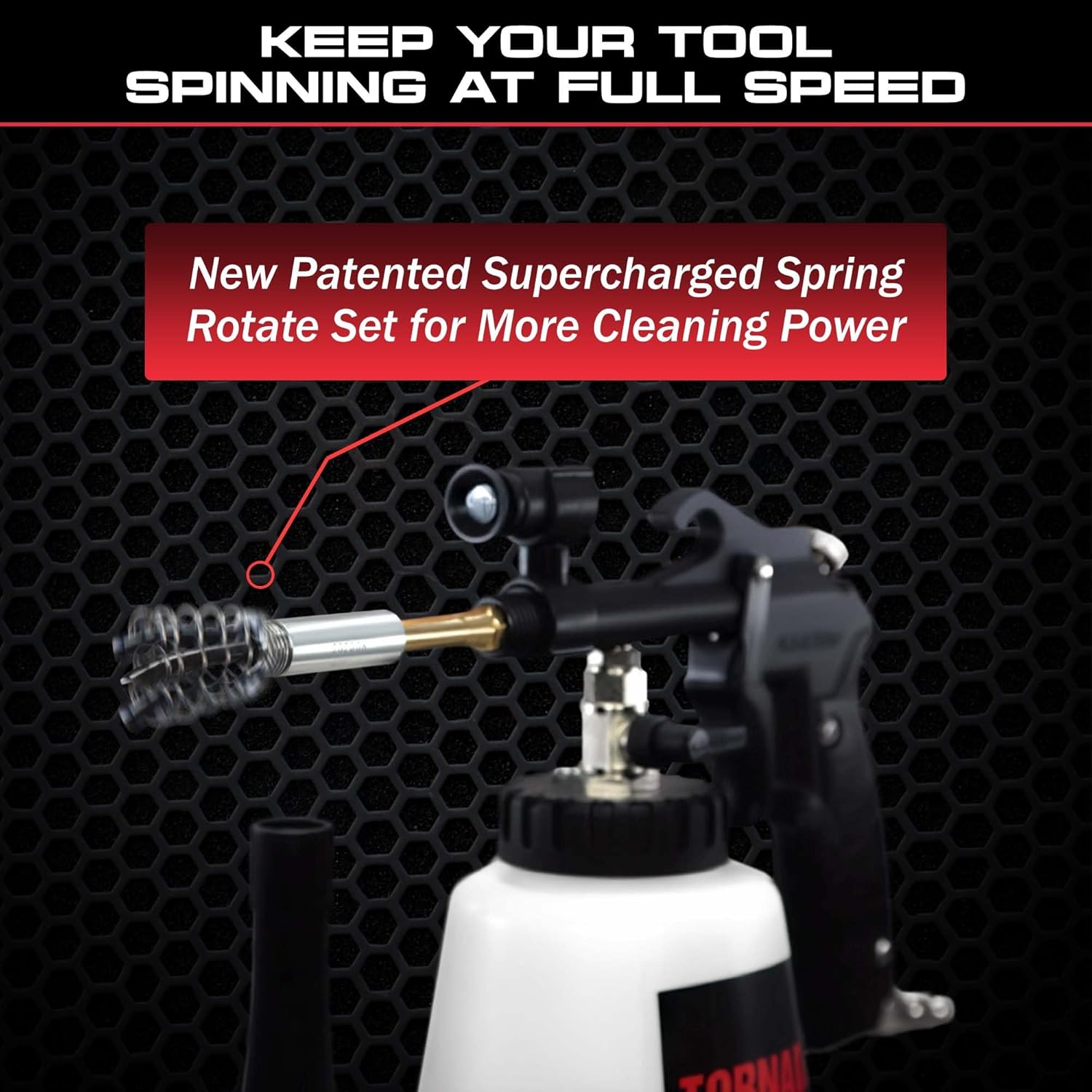 Tornador TornadorMax TM-002 Spring Rotate Set | Factory Replacement Component for Z-030 | Stainless Steel, Rust-Resistant, Simple to Install | for Maintaining Pneumatic Tool Rotation Performance