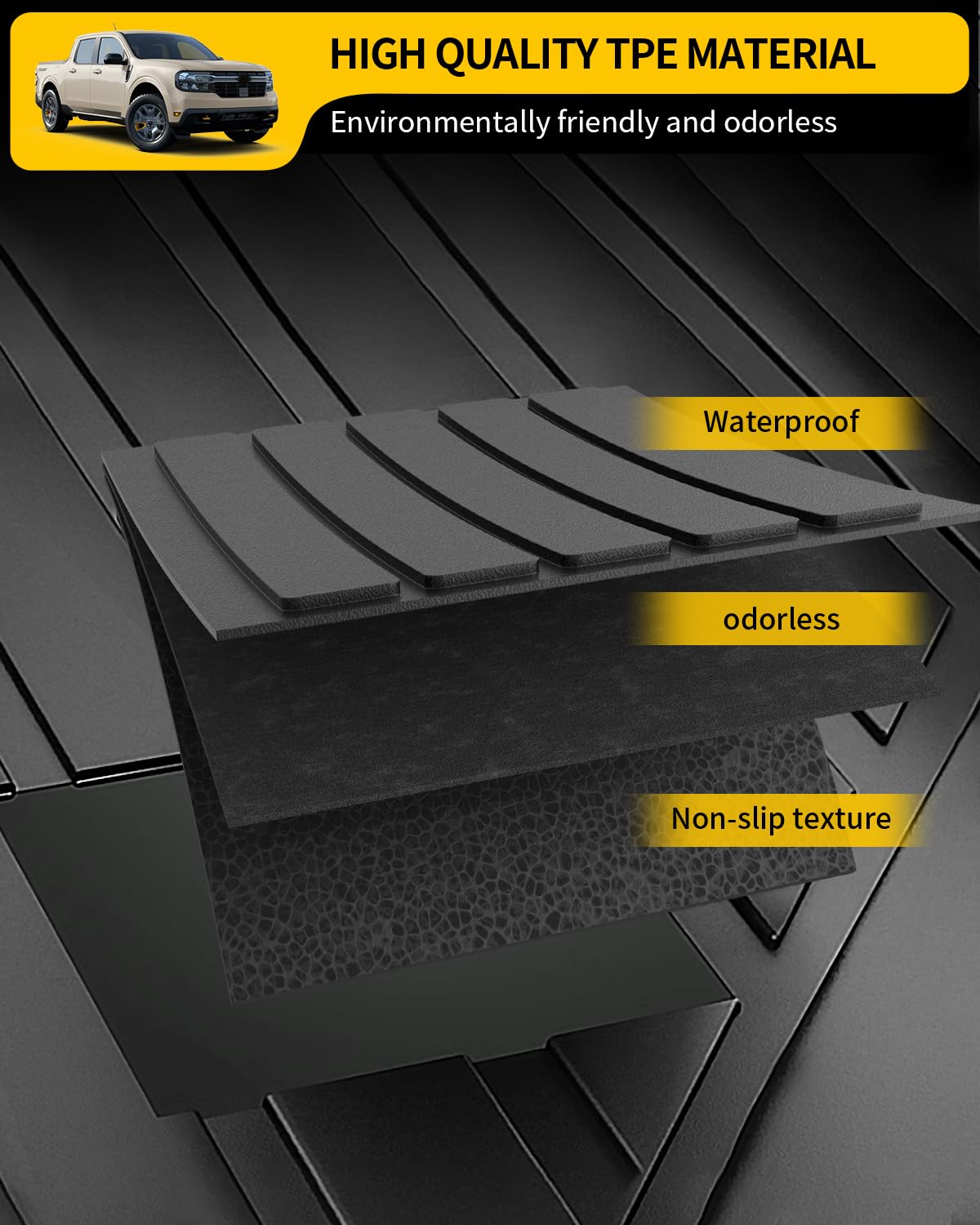 SMABEE Trunk Mat Compatible with Leapmotor C10 2024 2025 Cargo Liner