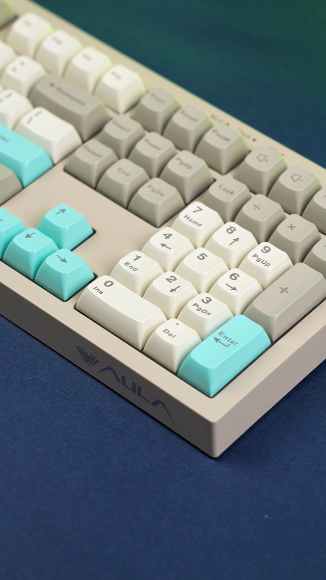 Amazon | MechLands AULA S102 メンブレンキーボード テンキー付き