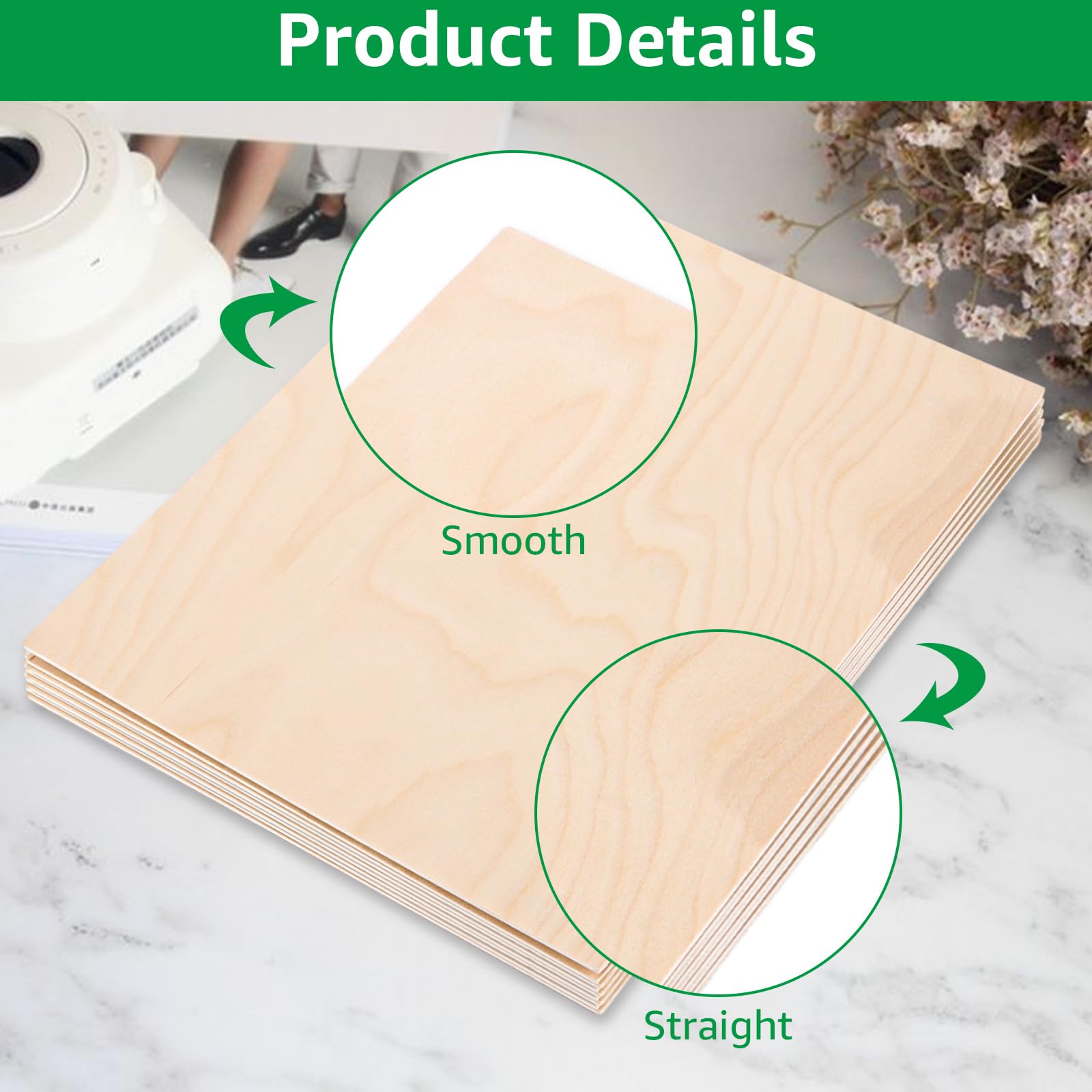 3 Fogli Compensato Betulla A3 6mm - Pannelli Multistrato Per Fai Da Te E Lavori Di Precisione - Foto 6