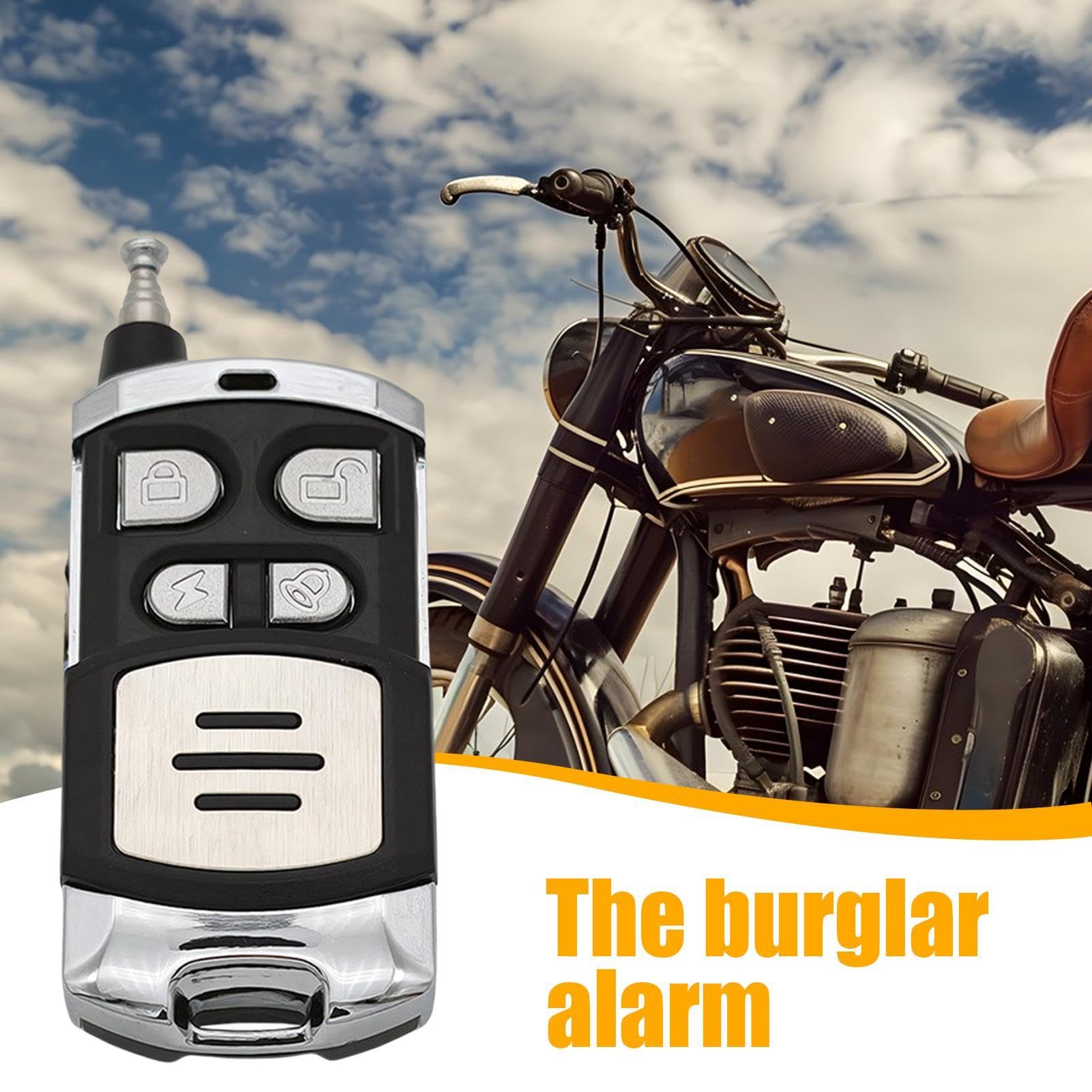 Allarme per monopattino, allarme di sicurezza, impermeabile | Antifurto con telecomando, accessorio di allarme e sicurezza per moto, scooter, biciclette
