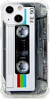 Vista 1 de Funda para iPhone 13 Mini, acabado mate, resistente, suave, con esquinas reforzadas, TPU suave, parachoques retro, funda de cinta de casete