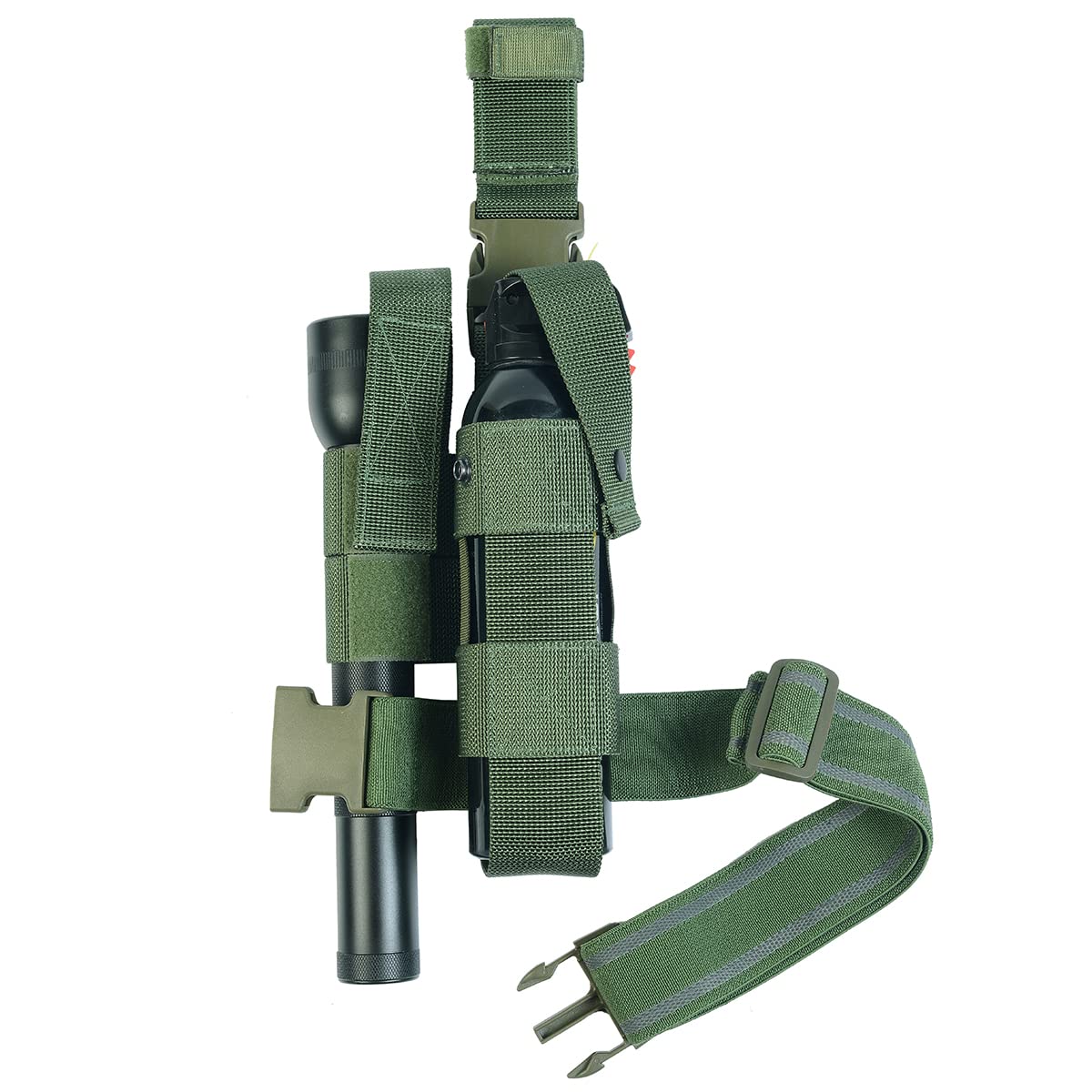 Buy SdTacDuGeDrop Leg MK9 Pepper Spray Pouch with Flashlight Holder