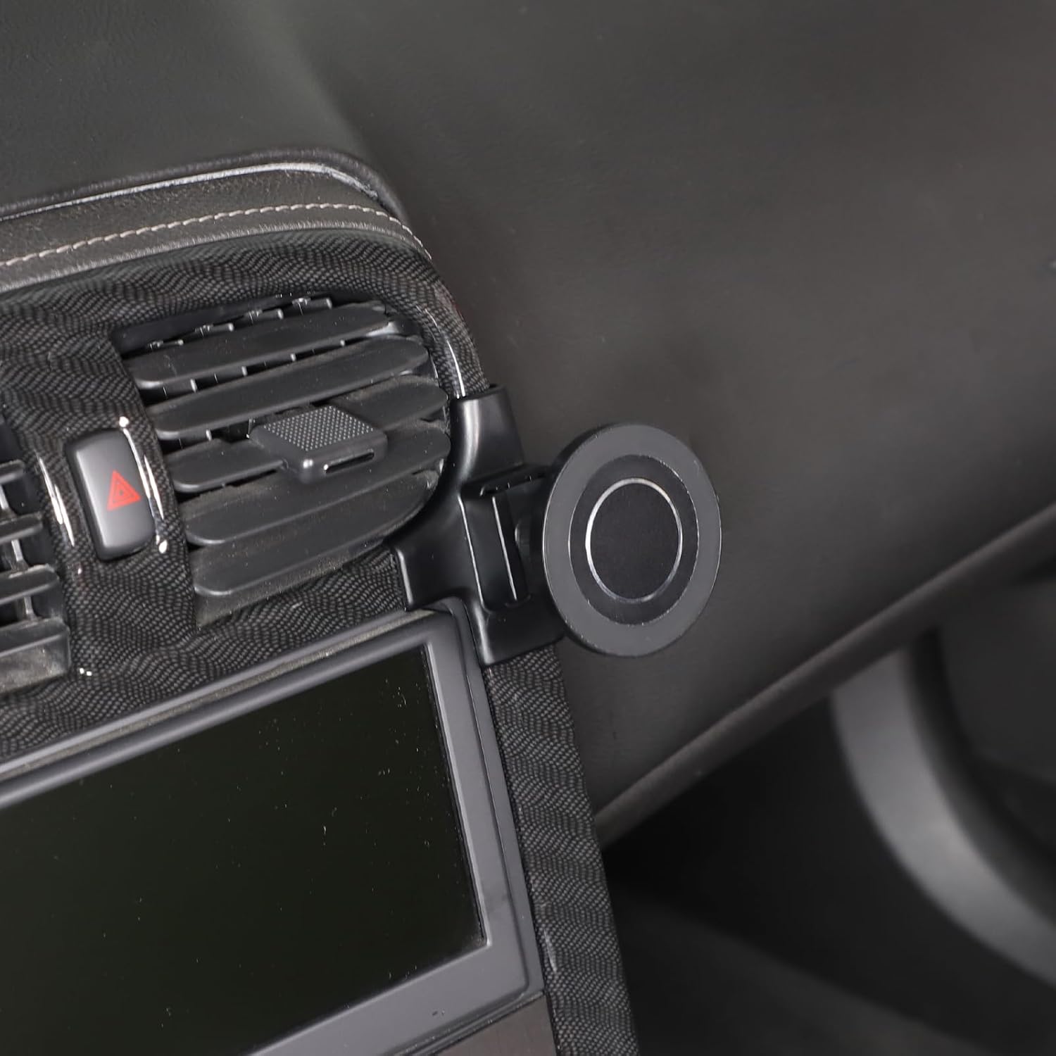 Car Phone Holder Mount Compatible with Chevrolet Corvette C6 Z06 ZR1 2005-2013 Center Console Dashboard Air Outlet Handsfree Phone Mount Magnetic Phone Mount Dash Clip Accessories (Style B)