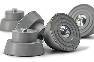 Ribbed Rubber Door Stop Replacement Tips for Kickdown Door Holder - Pack...