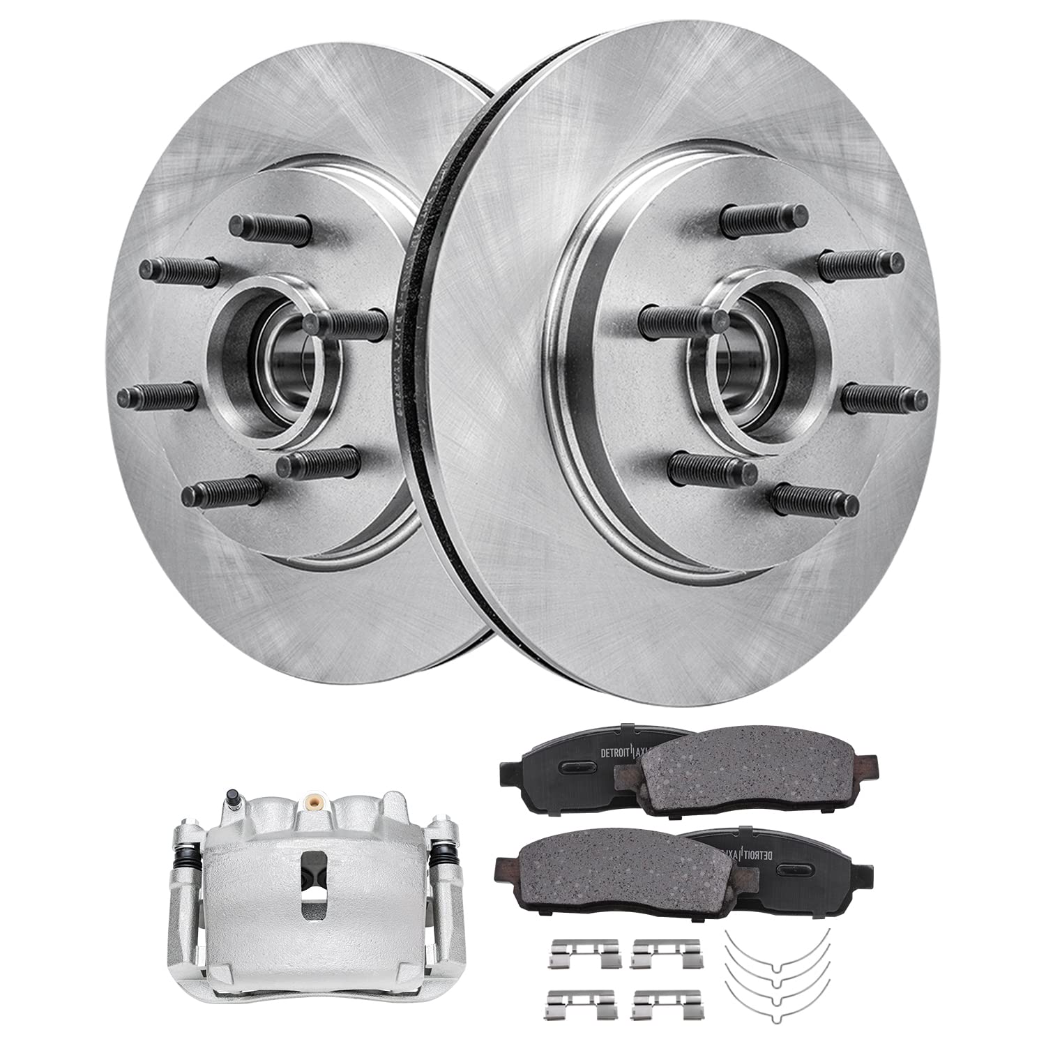 Detroit Axle - 2WD Front Brake Kit for 2005-2008 Ford F-150 Lincoln Mark LT