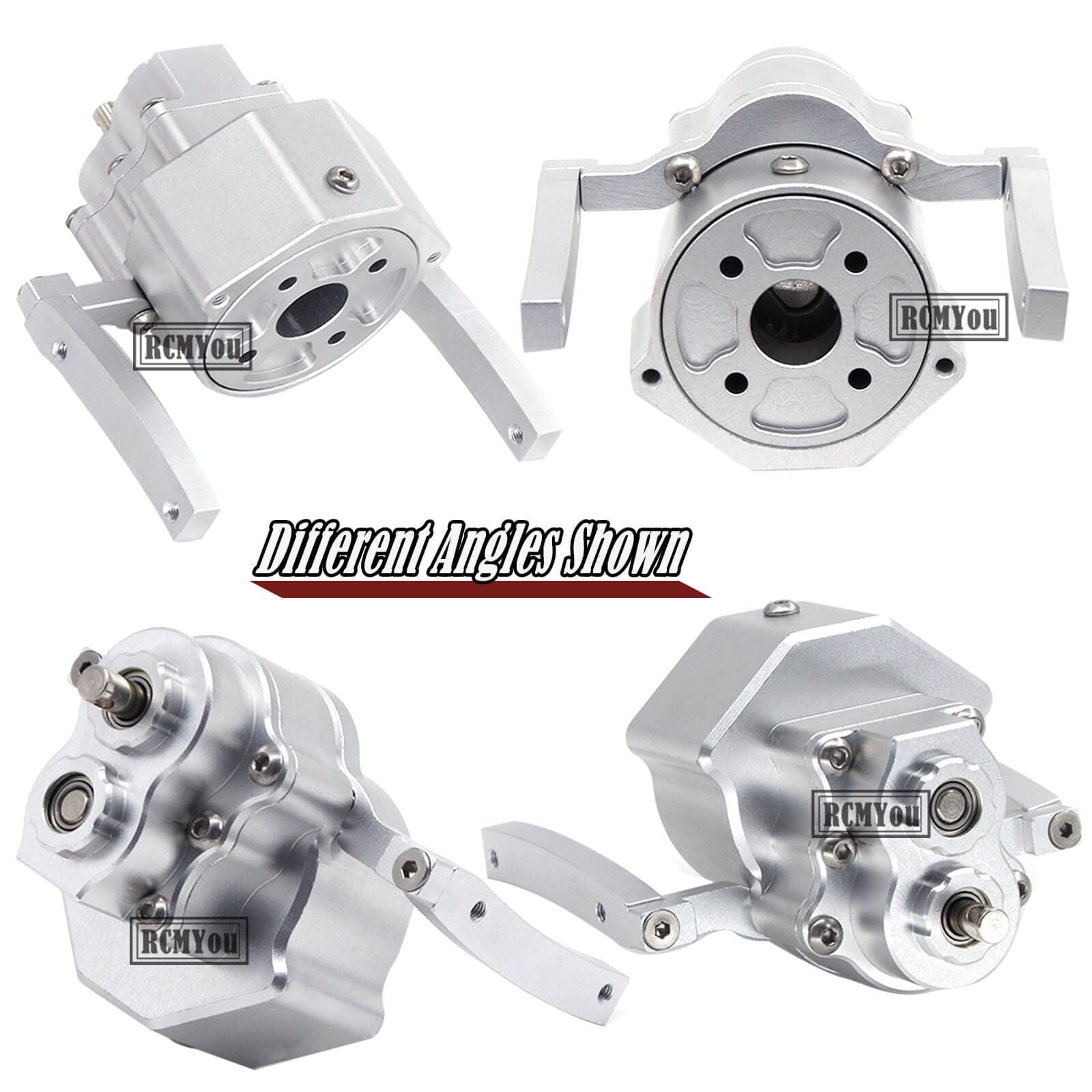 RCMYou Upgrades For 1/10 SCX10 & SCX10 II - Metal Gearbox, Drive Shaft, 313mm Wheelbase Chassis - View #10