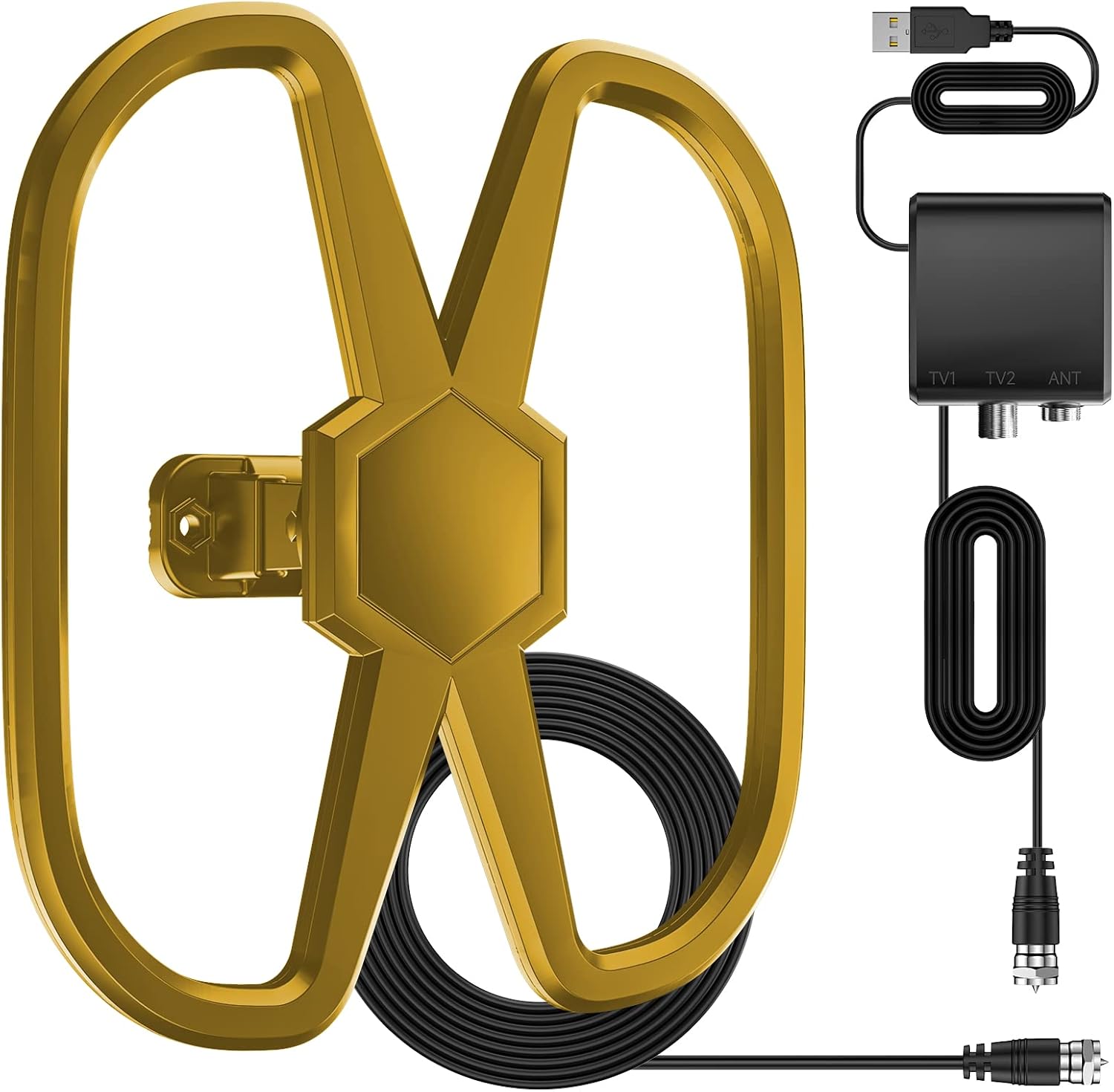 TV Antenna2023 Upgraded Digital TV Antenna Up 600 Miles