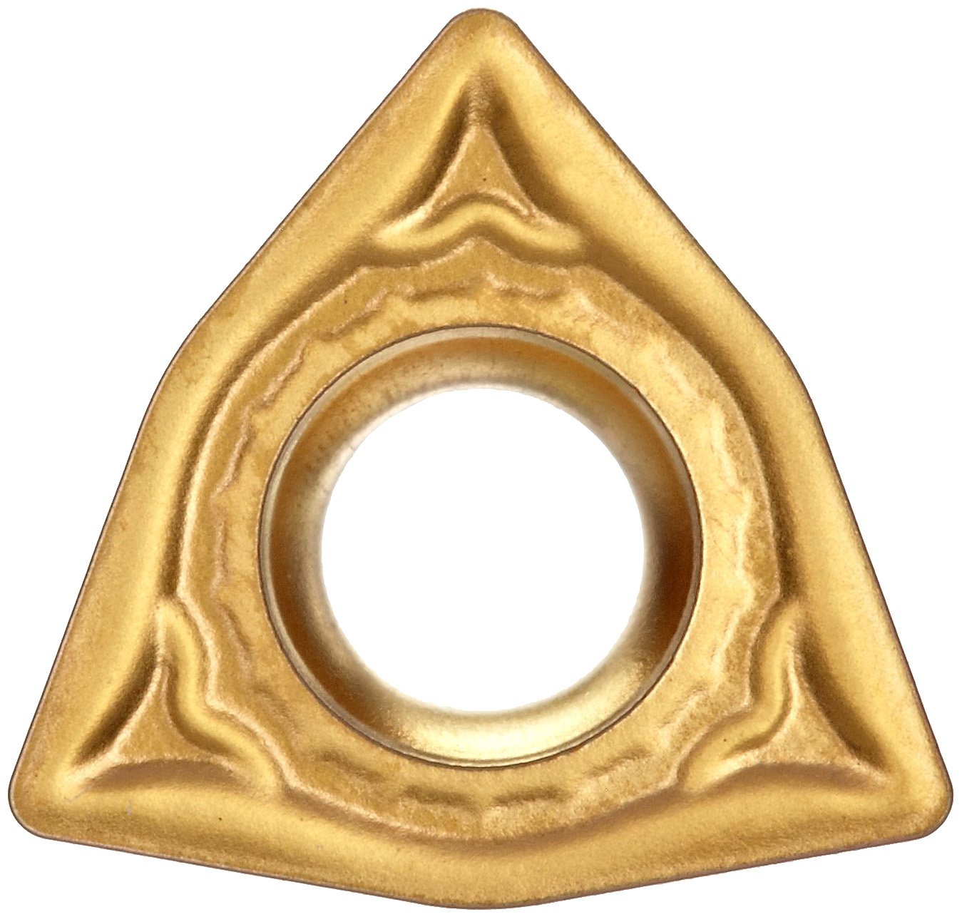 Sandvik Coromant CoroTurn 111 Carbide Turning Insert, WPMT, Trigon, MM Chipbreaker, GC2025 Grade, Multi-Layer Coating, WPMT 2(1.5)1-MM, 1/4" iC, 0.0157" Corner Radius (Pack of 10)