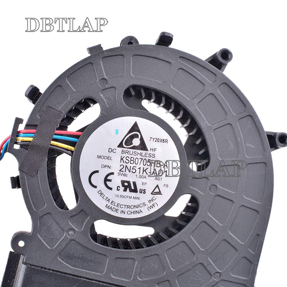 Ventilatore Compatibile per KSB0705HB-A 2N51K-A01 Ventilatore 5V 1.00A Ventilatore