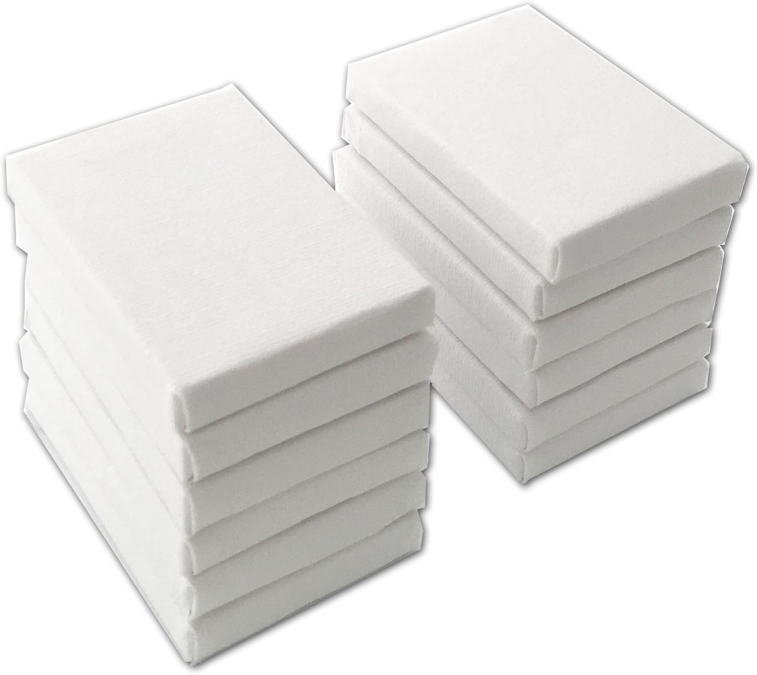 LWR CRAFTS Mini Stretched Canvas 2" X 3" 5cm x 7.5cm Pack of 12
