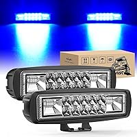 Vista 18 de Nilight Barra de Luz LED Ámbar de 6 Pulgadas 2PCS 18W Spot Conducción Niebla Fila Única Fuera de Carretera Luces de Barco Conducción Parachoques