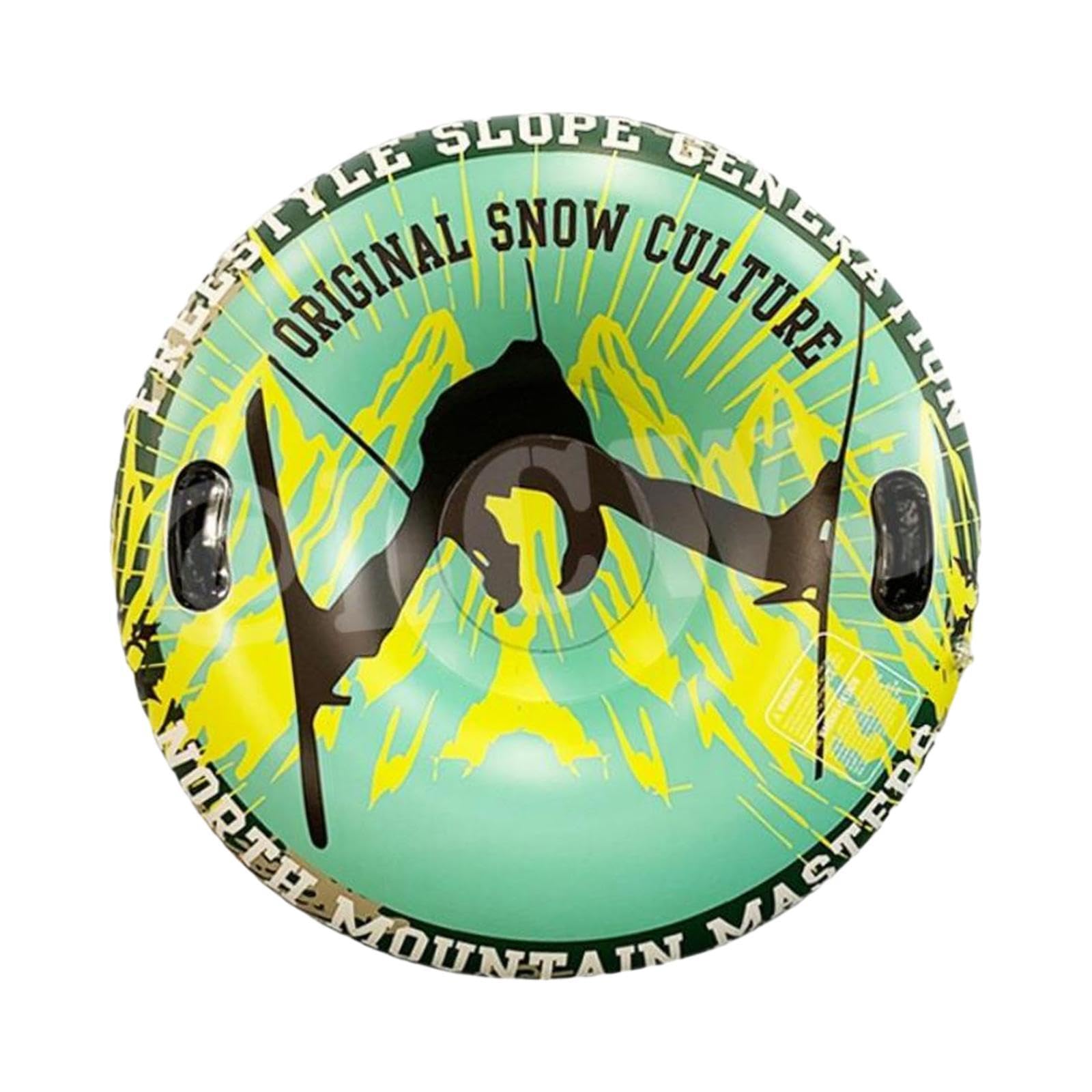 Yiju Inflatable Snow Tube Supplies Cute Skiing Tube Winter Sledding Toy Inflatable Snow Sled for Skiing Gift Outdoor Activities