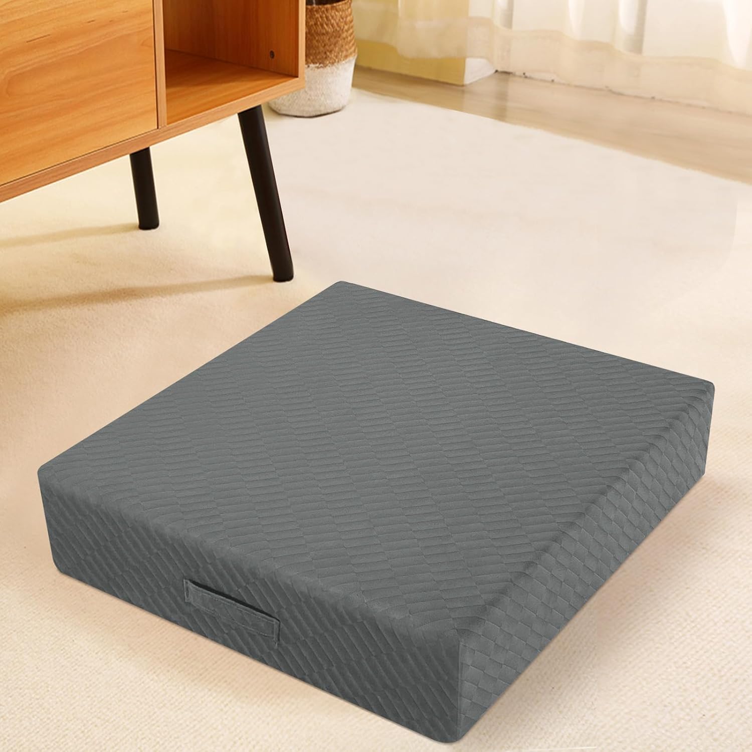 MeMoreCool Square Floor Pillow Seating for Adults Kids