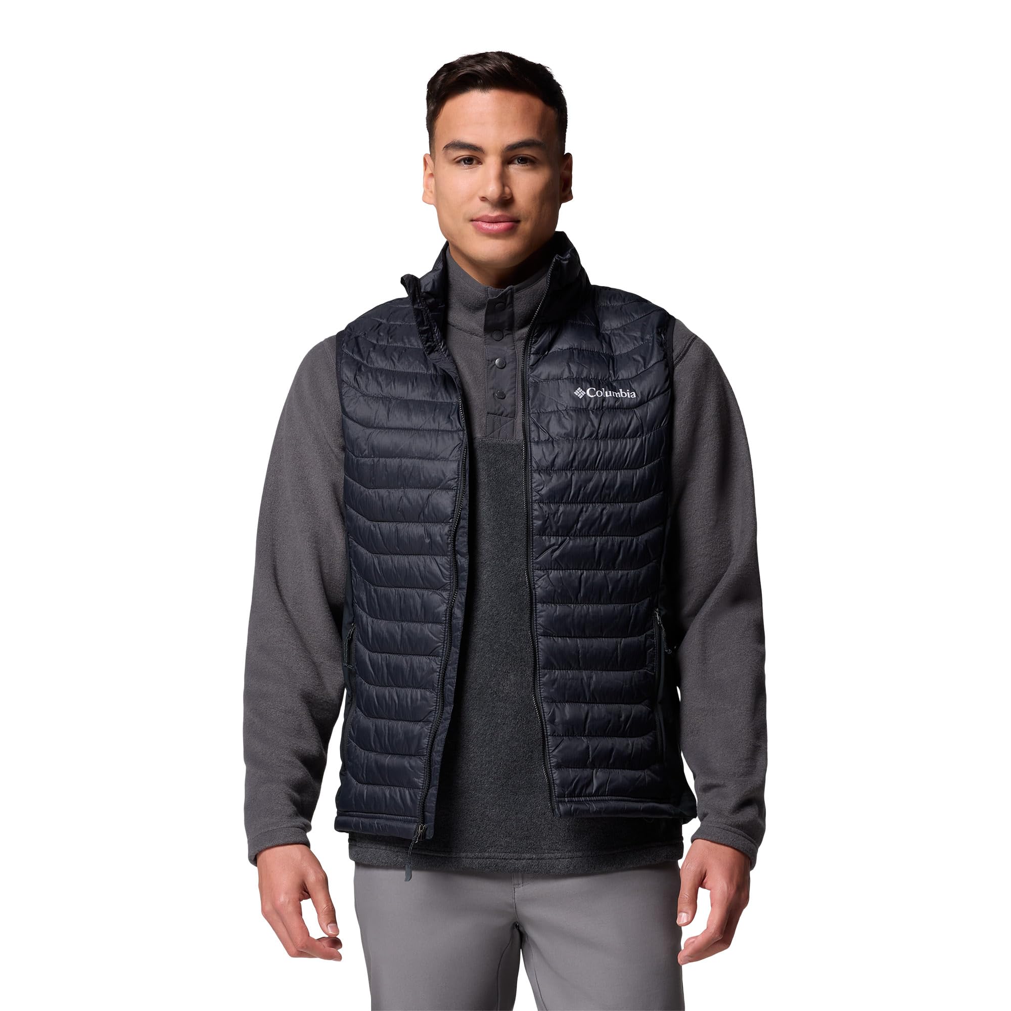 Columbia Powder Pass Hybrid Vest, Doudoune Sans Manches pour Homme