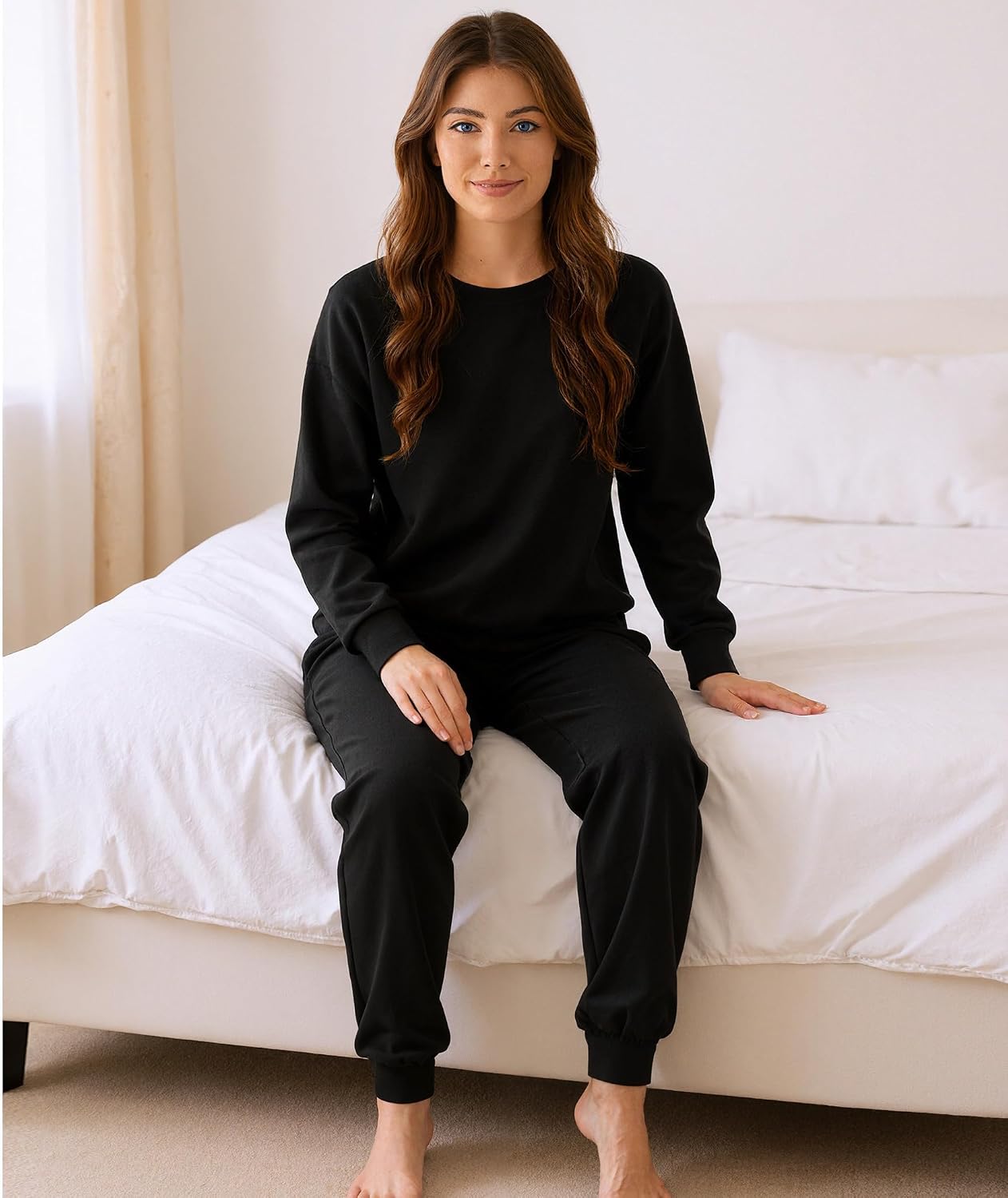 GYS 2 Piece Sets for Women Sweatsuit Lounge Set Matching Sweatshirt Sweatpants Fall Travel Outfits Tracksuit with Pockets