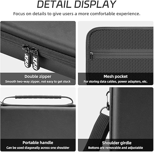 Miniatura 3 de Funda portátil impermeable cargador batería base selfie stick almacenamiento bolso para DJI Osmo acción 5 PRO 4 3 accesorios de cámara