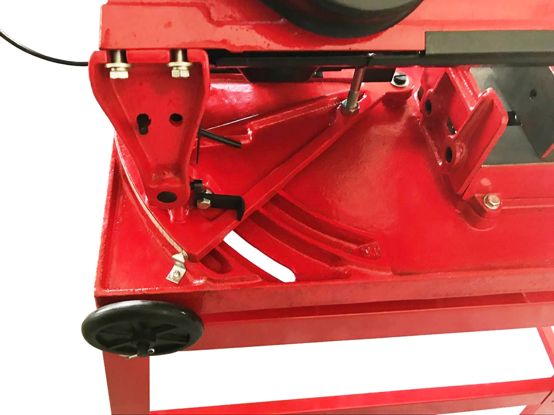 Varan Motors nemcb de 02 Sierra de cinta para metal 370 W 230 V con soporte y tornillo + Vertical y Horizontal ángulo Interfaz.