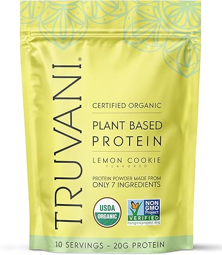 Miniatura 33 de TRUVANI – Polvo de proteína a base de plantas – Proteína orgánica certificada USDA en polvo, vegano, sin OMG, sin gluten