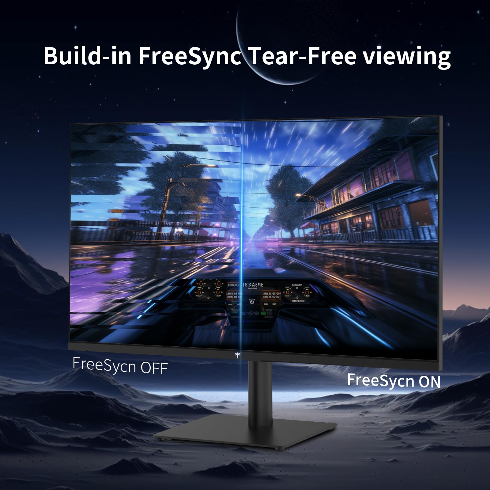 KTC 27 Inch Monitor 1440P, QHD 2K@100Hz IPS PC Monitor, Ultra Thin Bazels, Anti-Blue Light, HDR10, 116% sRGB, 95% DCI-P3, 300 Nits, 5ms MPRT, VESA 100x100, Adaptive Sync for Working and Gaming — view 6