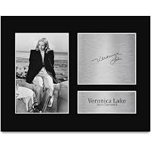 HWC Trading Veronica Lake The Blue Dahlia Joyce Harwood Gifts Printed Signed Autograph Picture for Movie Memorabilia Fans - US Letter ID-012455
