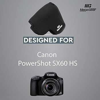 Canon PowerShot SX 60HS 専用ケースつき Amazon.co.jp: MegaGear Canon PowerShot SX60 HS 超軽量